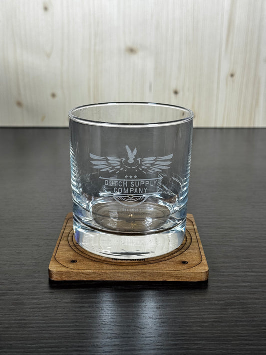 Custom Engraved Whiskey Glasses (Set of 2)
